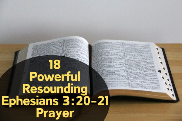 Resounding Ephesians 3:20-21 Prayer