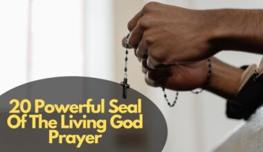 Seal Of The Living God Prayer