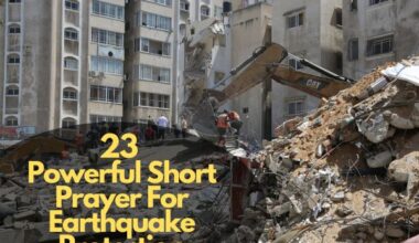 Short Prayer For Earthquake Protection