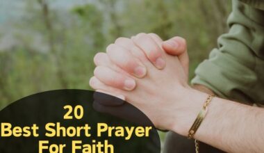 Short Prayer For Faith