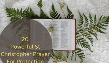 St Christopher Prayer For Protection