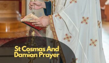 St Cosmas And Damian Prayer
