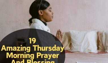 Thursday Morning Prayer And Blessing