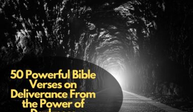 Bible Verses on Deliverance From the Power of Darkness