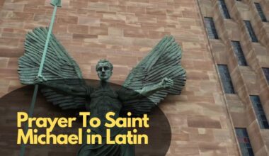 Prayer To Saint Michael in Latin